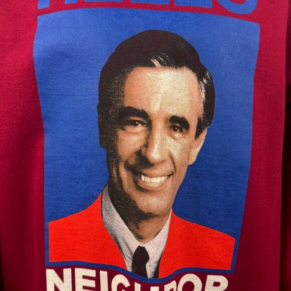 VTG Mister Rogers 'Hello Neighbor' Crewneck Sweatshirt - Picture 4 of 5